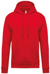 Kariban Férfi kapucnis pulóver, Kariban KA476, Red-L (ka476re-l)