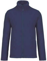 Kariban Uniszex FALCO cipzáras mikropolár pulóver, Kariban KA911, Deep Blue-4XL (ka911deeb-4xl)