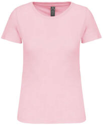 Kariban Női organikus kereknyakú rövid ujjú póló, Kariban KA3026IC, Pale Pink-2XL (ka3026icpp-2xl)