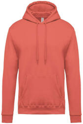 Kariban Férfi kapucnis pulóver, Kariban KA476, True Coral-4XL (ka476tcrl-4xl)