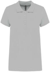 Kariban Női galléros piké póló, rövid ujjú, Kariban KA255, Snow Grey-XL (ka255sngr-xl)