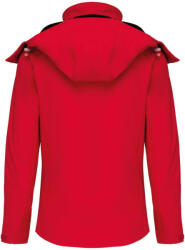 Kariban Női kapucnis softshell dzseki, Kariban KA414, Red-M (ka414re-m)