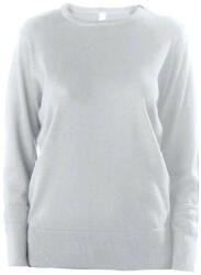 Kariban Női környakas testhezálló pulóver, Kariban KA968, Grey Melange-2XL (ka968gm-2xl)