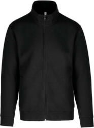 Kariban Uniszex cipzáras pulóver, Kariban KA472, Black-XL (ka472bl-xl)