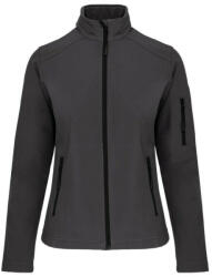 Kariban Női 3 rétegű softshell dzseki, Kariban KA400, Titanium-XL (ka400ti-xl)