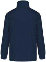 Kariban Férfi bélelt széldzseki rejtett kapucnival, Kariban KA687, Navy-2XL (ka687nv-2xl)