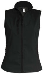 Kariban Női softshell mellény, Kariban KA404, Black-4XL (ka404bl-4xl)