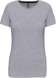 Kariban Női rövid ujjú környakas póló, Kariban KA380, Oxford Grey-XL (ka380oxg-xl)