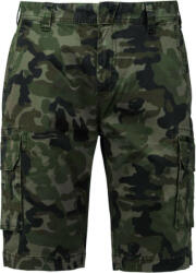 Kariban Férfi oldalzsebes bermuda, Kariban KA754, Olive Camouflage-42 (ka754olc-42)
