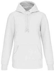Kariban Uniszex vastag kapucnis pulóver, Kariban KA443, White-L (ka443wh-l)
