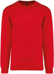 Kariban Uniszex kereknyakú pulóver, Kariban KA474, Red-4XL (ka474re-4xl)