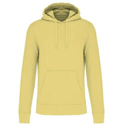 Kariban Férfi organikus kapucnis pulóver, Kariban KA4027, Lemon Yellow-4XL (ka4027ley-4xl)
