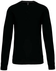 Kariban Uniszex vastag kereknyakú pulóver, Kariban KA442, Black-4XL (ka442bl-4xl)