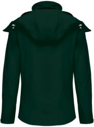 Kariban Női kapucnis softshell dzseki, Kariban KA414, Bottle Green-L (ka414bg-l)