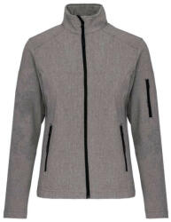 Kariban Női 3 rétegű softshell dzseki, Kariban KA400, Marl Grey-XL (ka400mgr-xl)