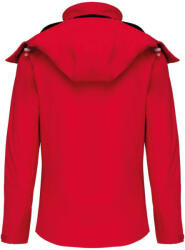Kariban Női kapucnis softshell dzseki, Kariban KA414, Red-XL (ka414re-xl)