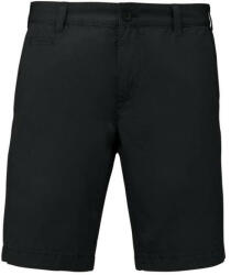 Kariban Férfi használt hatású pamut bermuda, Kariban KA752, Washed Charcoal-50 (ka752wch-50)