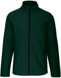 Kariban Férfi 3 rétegű softshell dzseki, Kariban KA401, Bottle Green-M (ka401bg-m)
