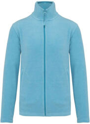 Kariban Uniszex FALCO cipzáras mikropolár pulóver, Kariban KA911, Cloudy Blue Heather-4XL (ka911cbh-4xl)
