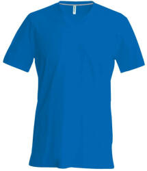 Kariban Férfi oldalvarrott V-nyakú rövid ujjó póló, Kariban KA357, Light Royal Blue-4XL (ka357lro-4xl)