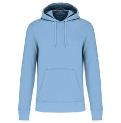 Kariban Férfi organikus kapucnis pulóver, Kariban KA4027, Sky Blue-S (ka4027sb-s)