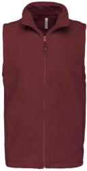 Kariban Férfi LUCA polár mellény, Kariban KA913, Wine-4XL (ka913wn-4xl)