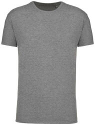 Kariban Férfi organikus rövid ujjú póló, Kariban KA3025IC, Grey Heather-XL (ka3025icgrh-xl)