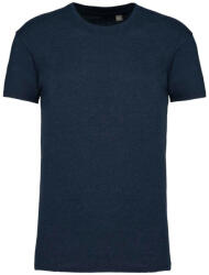 Kariban Férfi organikus rövid ujjú póló, Kariban KA3025IC, French Navy Heather-L (ka3025icfnvh-l)