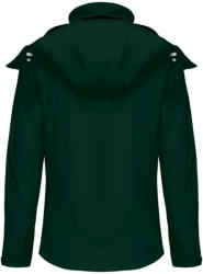 Kariban Női kapucnis softshell dzseki, Kariban KA414, Bottle Green-S (ka414bg-s)
