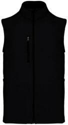 Kariban Férfi 3 rétegű softshell mellény, Kariban KA403, Black-4XL (ka403bl-4xl)