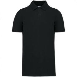 Kariban Férfi organikus férfi piké pamut póló, Kariban KA2025, Black-2XL (ka2025bl-2xl)