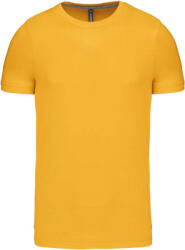 Kariban Férfi jersey rövid ujjú póló, Kariban KA356, Yellow-4XL (ka356ye-4xl)