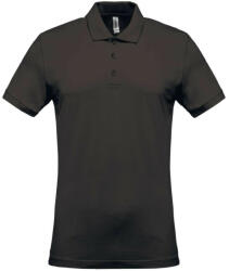 Kariban Férfi galléros piké póló, rövid ujjú, Kariban KA254, Dark Grey-XL (ka254dg-xl)