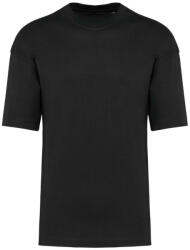 Kariban Uniszex szélesebb szabású környakas póló, Kariban KA3008, Black-XS (ka3008bl-xs)
