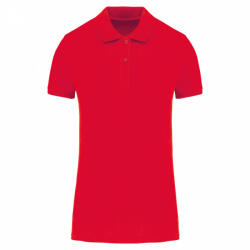 Kariban Női organikus piké pamut póló, Kariban KA2026, Red-2XL (ka2026re-2xl)