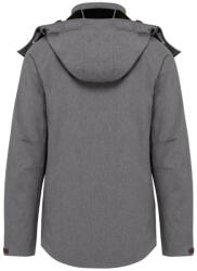 Kariban Női kapucnis softshell dzseki, Kariban KA414, Marl Grey-2XL (ka414mgr-2xl)