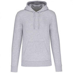 Kariban Férfi organikus kapucnis pulóver, Kariban KA4027, Oxford Grey-2XL (ka4027oxg-2xl)