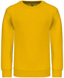 Kariban Gyermek környakas pulóver, Kariban KA475, Yellow-4/6 (ka475ye-4-6)