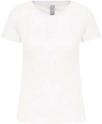 Kariban Női organikus kereknyakú rövid ujjú póló, Kariban KA3026IC, White-M (ka3026icwh-m)