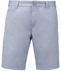 Kariban Férfi használt hatású pamut bermuda, Kariban KA752, Washed Smoky Blue-54 (ka752wsb-54)