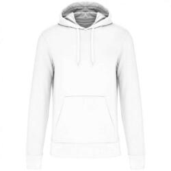 Kariban Férfi organikus kapucnis pulóver, Kariban KA4027, White-L (ka4027wh-l)