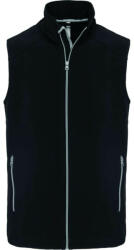 Kariban Uniszex két rétegű softshell mellény, Kariban KA423, Black-XL (ka423bl-xl)