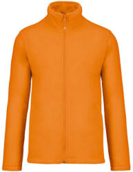 Kariban Uniszex FALCO cipzáras mikropolár pulóver, Kariban KA911, Orange-2XL (ka911or-2xl)
