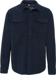 Kariban Férfi polár felső sherpa béléssel, Kariban KA582, Navy/Storm Grey-L (ka582nv-stgr-l)