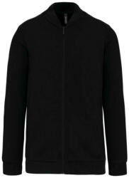 Kariban Uniszex vastag cpzáros pulóver, Kariban KA4002, Black-L (ka4002bl-l)