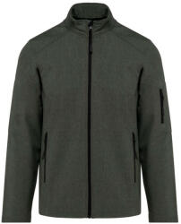 Kariban Férfi 3 rétegű softshell dzseki, Kariban KA401, Marl Green-L (ka401mgn-l)
