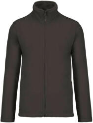 Kariban Uniszex FALCO cipzáras mikropolár pulóver, Kariban KA911, Dark Grey-3XL (ka911dg-3xl)