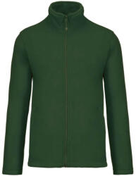 Kariban Uniszex FALCO cipzáras mikropolár pulóver, Kariban KA911, Forest Green-2XL (ka911fo-2xl)