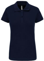 Kariban Női galléros sztreccs piké póló, Kariban KA240, Navy-XL (ka240nv-xl)