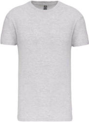 Kariban Férfi organikus rövid ujjú póló, Kariban KA3025IC, Ash Heather-2XL (ka3025icash-2xl)